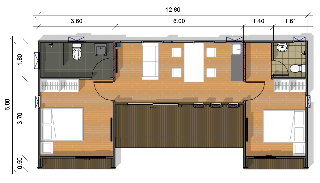 Modulux Nordic Style บ้านสำเร็จรูปสไตล์นอร์ดิค บ้านน็อกดาวน์สไตล์นอร์ดิค บ้านโมดูลาร์สไตล์นอร์ดิค NBA-16-1 Modulux Nordic Style บ้านสำเร็จรูปสไตล์นอร์ดิค บ้านน็อกดาวน์สไตล์นอร์ดิค บ้านโมดูลาร์สไตล์นอร์ดิค NBA-16-1