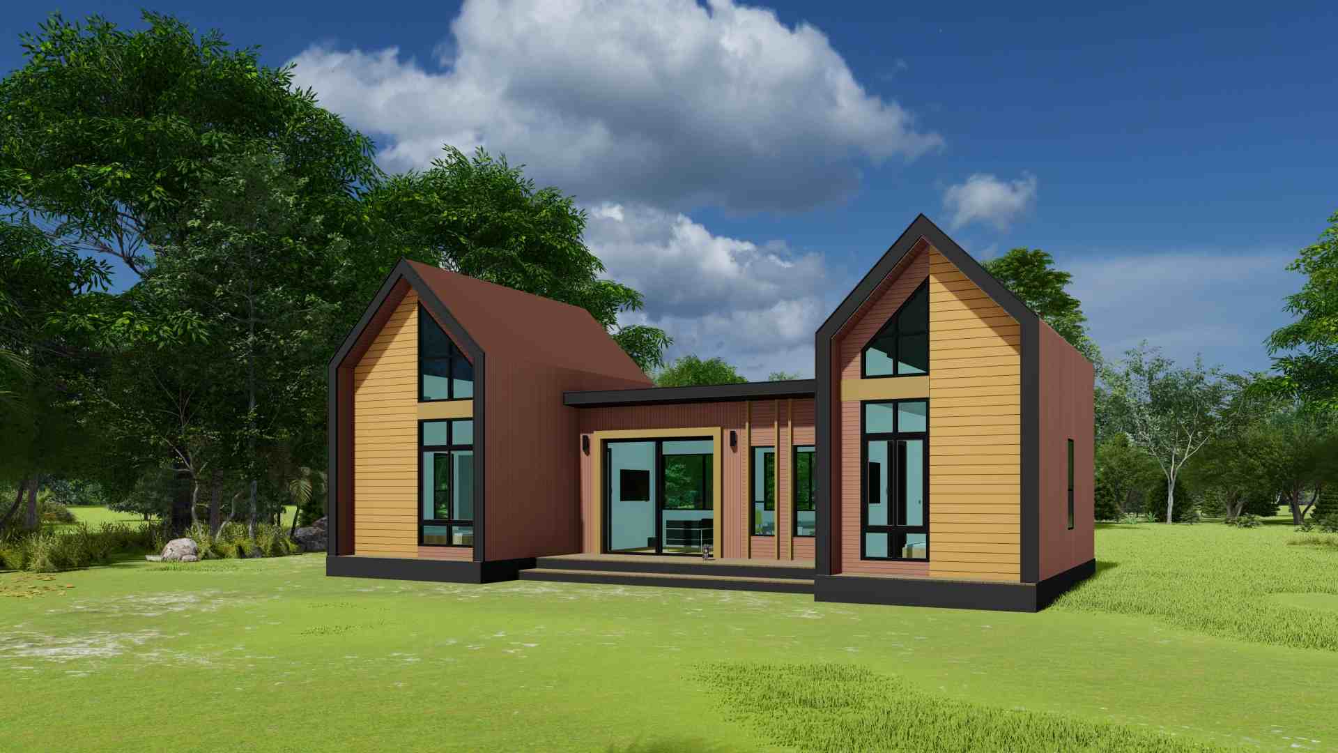 บ้านสำเร็จรูป Modulux สไตล์นอร์ดิค NBA-16-1 บ้านสำเร็จรูป Modulux สไตล์นอร์ดิค NBA-16-1